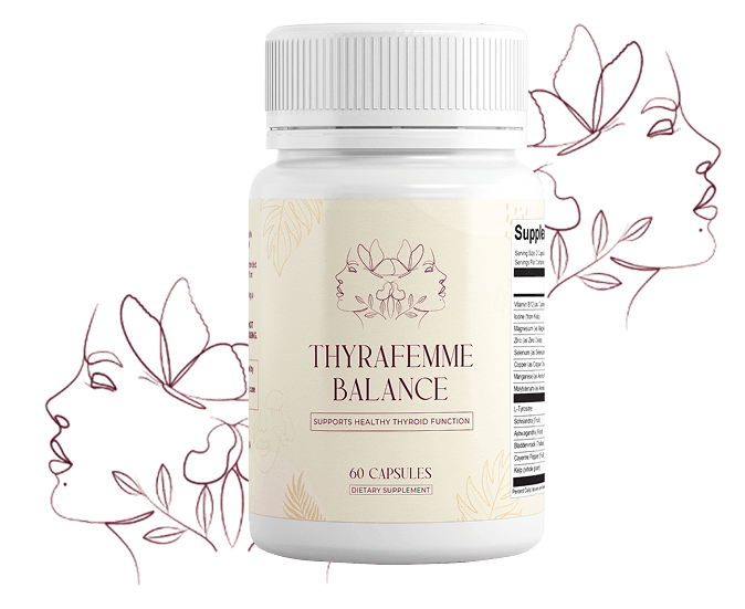 Thyrafemme Balance supplement bottle